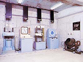 Laboratory for Testing the Strength of the Building Materials 